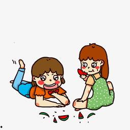 吃瓜群众外国小孩图片